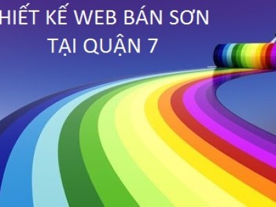 Thiết kế website bán sơn uy tín tại Quận 7