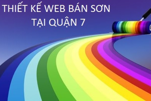 Thiết kế website bán sơn uy tín tại Quận 7