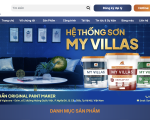 Thiết kế web bán sơn My Villas